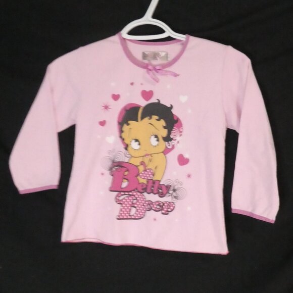 AL LILY | size 8 | Pink Betty Boop Pajama Shirt - Picture 1 of 16